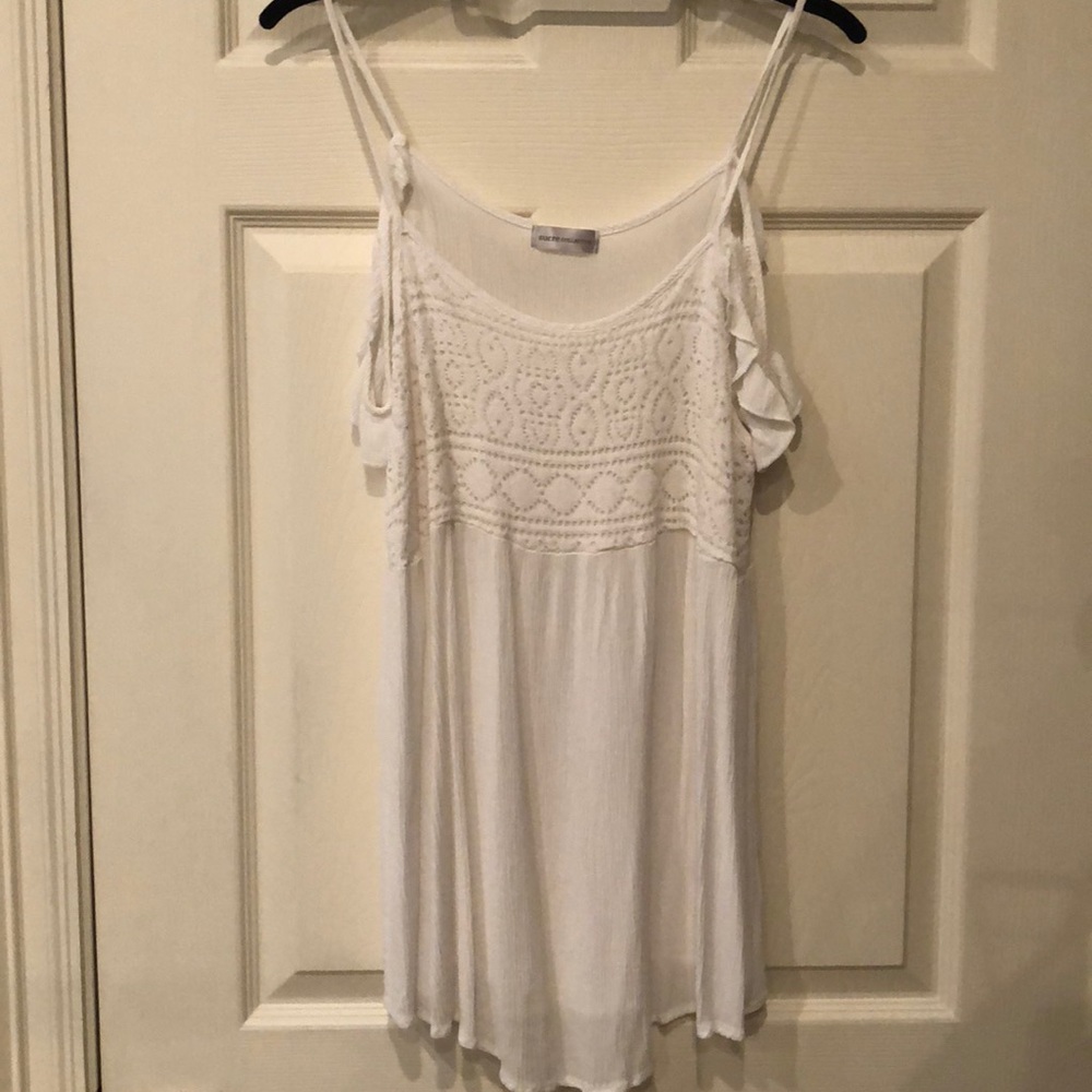 White mini dress